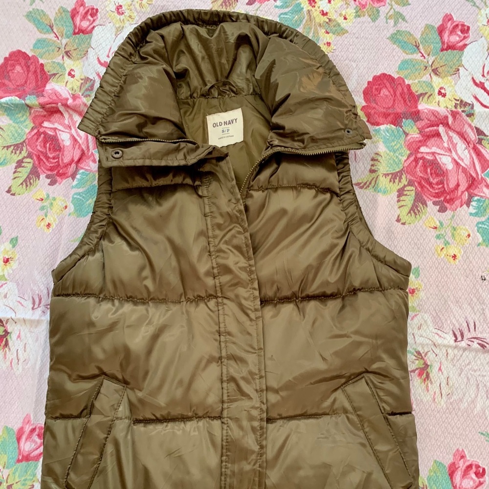 Satin bomber vest